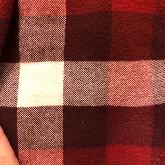 Ultra Soft, Oversized, Red 100% Cotton Croft & Barrow Plaid Flannel - Picture 11 of 12